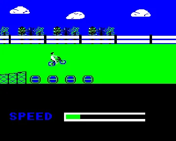 Eddie Kidd Jump Challenge (1984)(Martech-Software Communications Ltd.) screen shot game playing